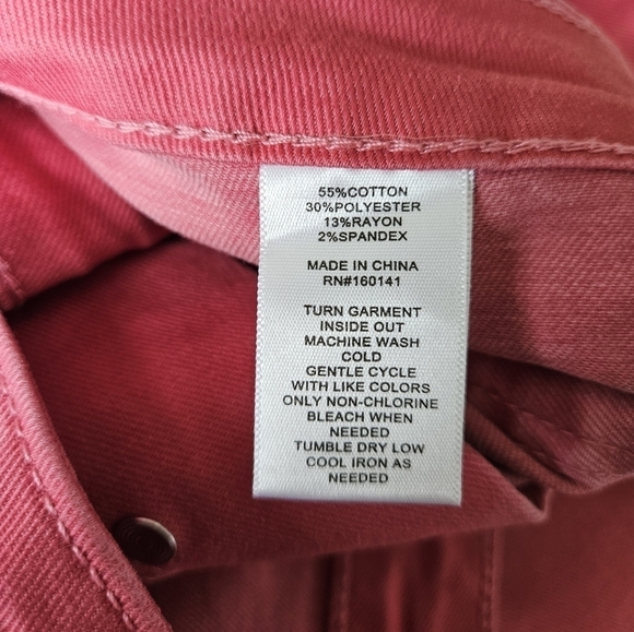 Daily Thread High Rise Cropped Ankle Flare Jeans in Jolie Clay Wash Size 16 NWOT - Picture 6 of 11